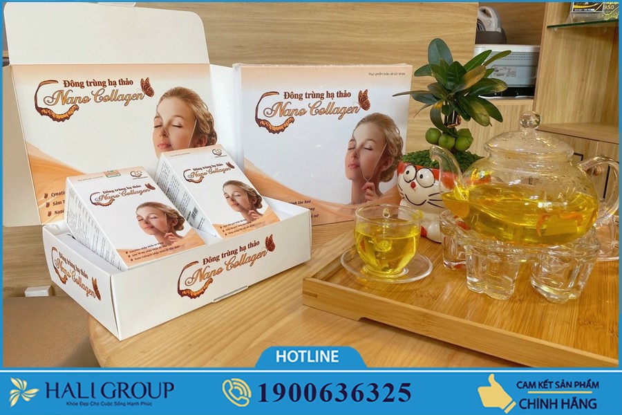 Nước Nano Collagen Đông Trùng Hạ Thảo - sản phẩm tuyệt vời cho các chị em có mong muốn làm đẹp da và bồi bổ cơ thể